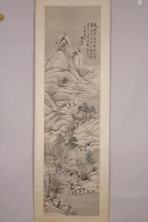 清王学浩山水图轴