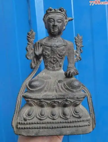 明代正德铜观音佛像