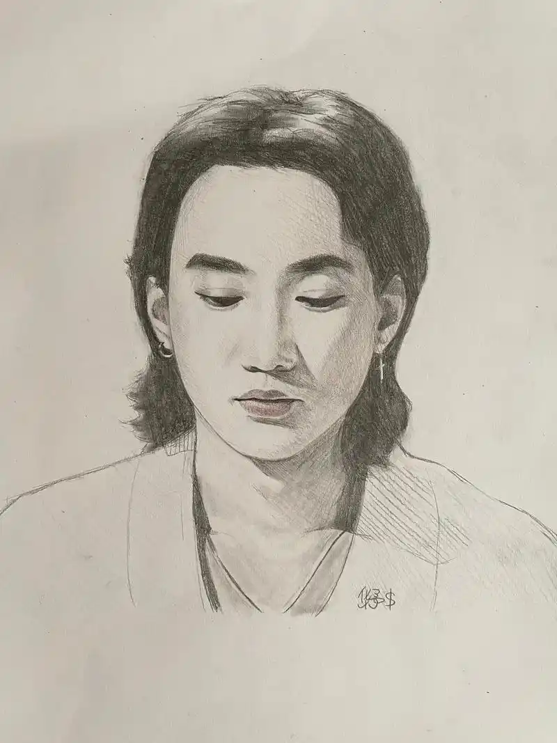 黄家驹 #手绘 这次上了点若隐若现的肤色