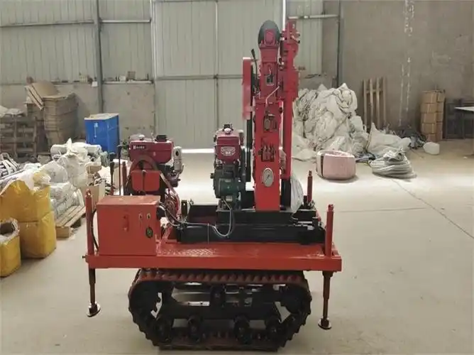 矿山轻便钻机柴油机 全液压50型勘查地质钻机 - 新城网