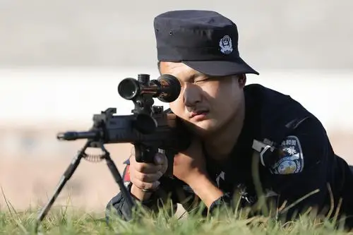 河南温县特警冬季大练兵