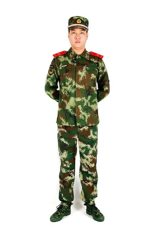 武警夏迷彩作训服