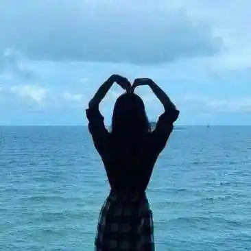 女生头像图片帅气背影