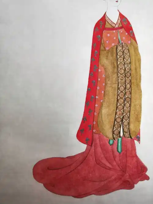 唐朝长孙皇后画像