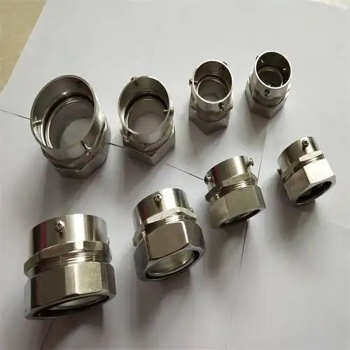 304不锈钢穿线软接头ltcms12铠装电缆保护管包塑软管外丝接头