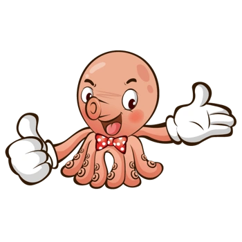 卡通鱿鱼