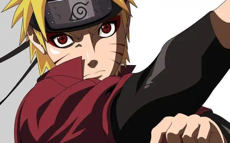 在第四次忍界大战时被大蛇丸秽土转生,使用了仙人模式.水门