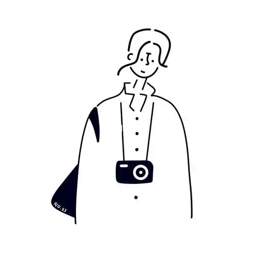 ins风极简手绘插画no23