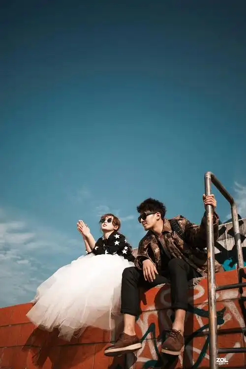 酷酷的婚纱照~珠海盘子婚纱摄影