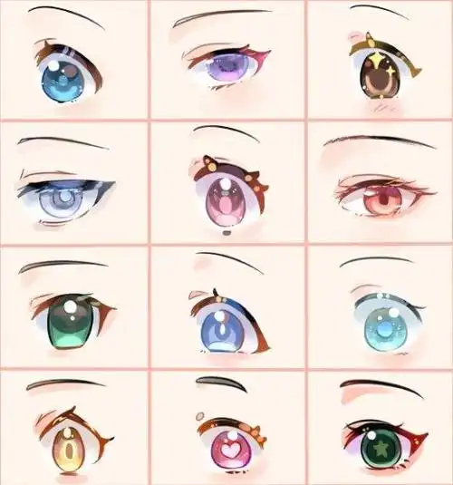 一看就会二次元漫画眼睛画法!