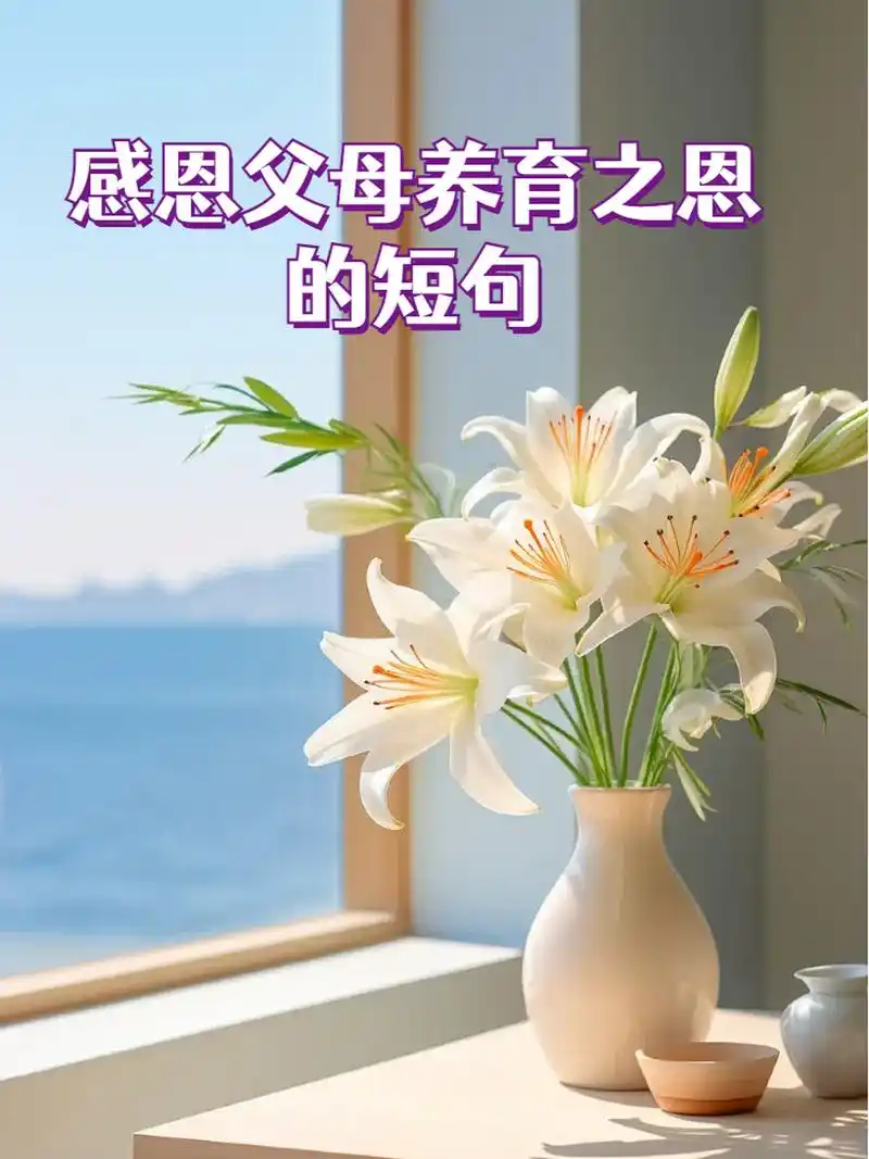 感恩父母养育之恩的短句 在这个美好的世界里,有哪些事情比得上父母的