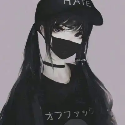 整理:黑暗系动漫女生头像系列大全