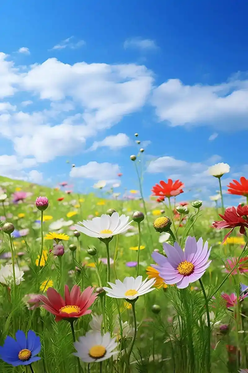 格桑花随着季节变换,颜色也会转变,是十分美丽的花.#格桑花  - 抖音