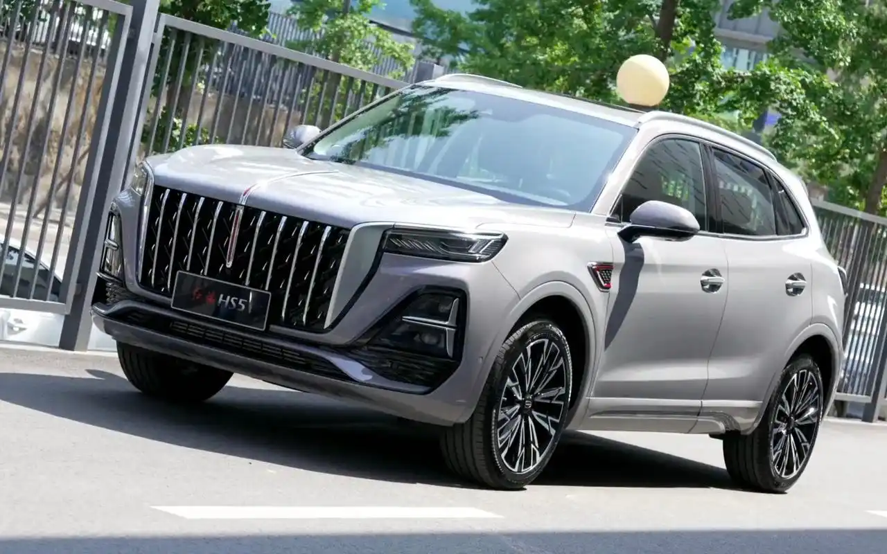 2023款红旗hs5艺术灰