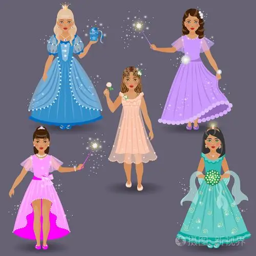 可爱的小仙女和公主