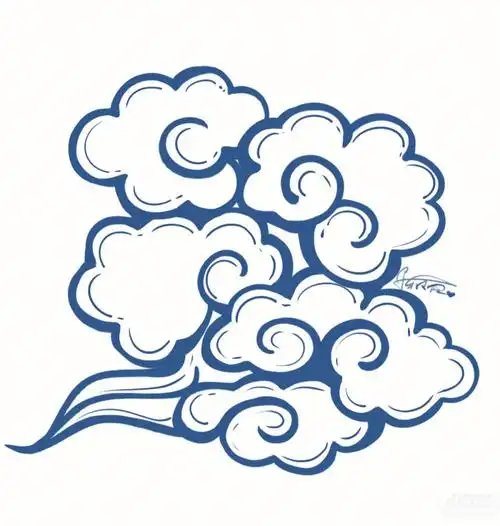 素材云彩祥云图案寓意吉祥如意收藏