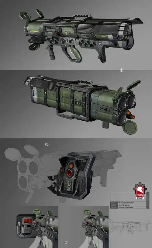 细致到每一个螺丝零件赛博朋克2077枪械设计分享