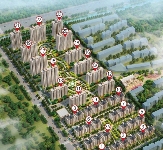 滨州滨城区滨城区秦皇丽景沙盘图1- 吉屋网