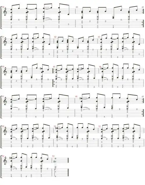 pdd洪荒之力吉他谱