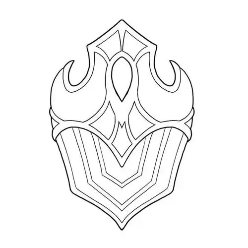 王者盾牌的绘画技巧想要从事绘画行业的一定要看看