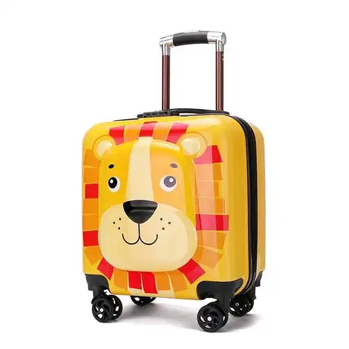 定制新款 儿童拉杆箱18寸动物旅行箱万向轮卡通行李箱