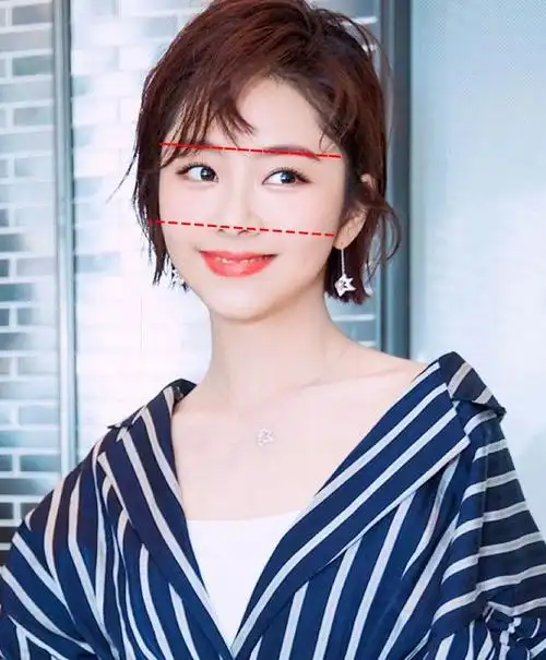 对于额头饱满,眉弓高,眼窝深,或者是脸宽,中庭短的人,就适合把山根