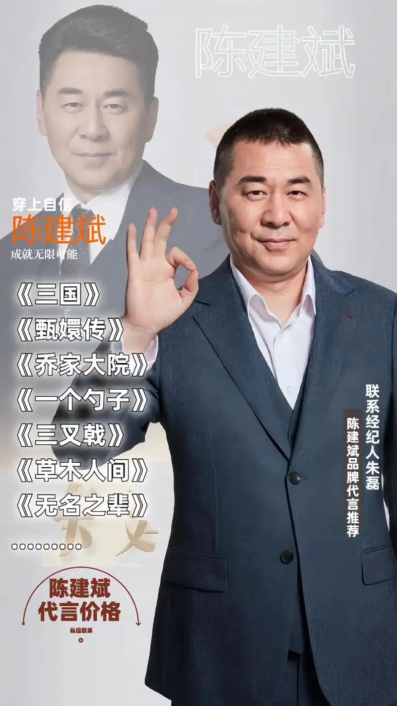 品牌代言推荐陈建斌,分享陈建斌代言价格.#陈建斌 代言怎么联 - 抖音