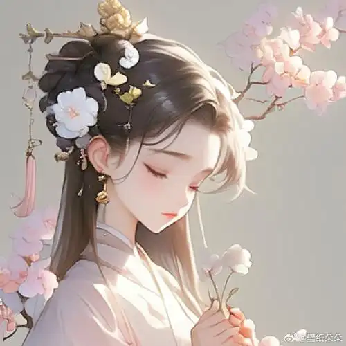 唯美古风动漫情侣头像