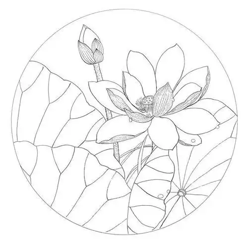 季阑工笔花鸟圆扇面29幅,色稿 白描,喜欢的收藏关注