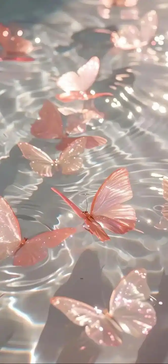 唯美浪漫的蝴蝶壁纸来咯.#手机锁屏 #好看的背景图 #手机壁 - 抖音