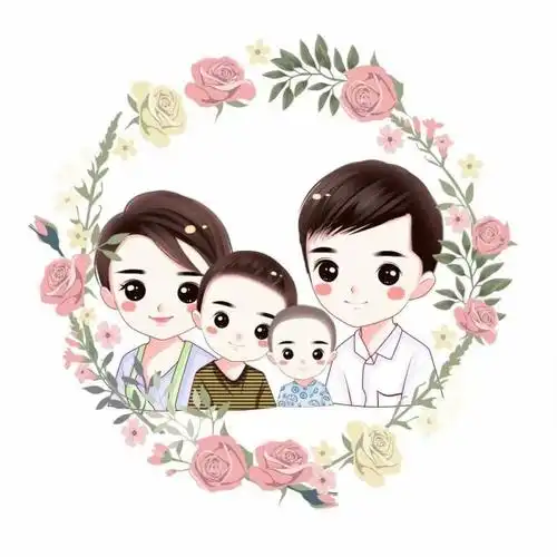 一家三口,四口家庭微信头像,温馨有爱头像合集