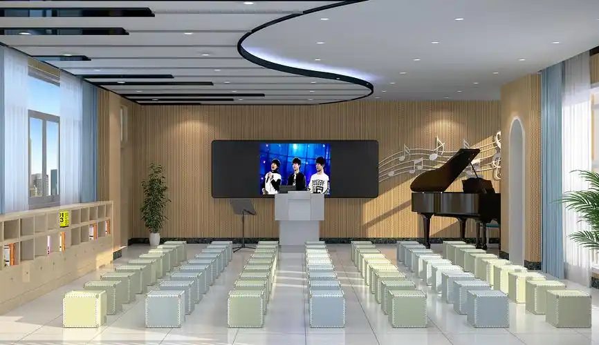 广州一中音乐教室|空间|家装设计|李不三_原创作品-站酷zcool