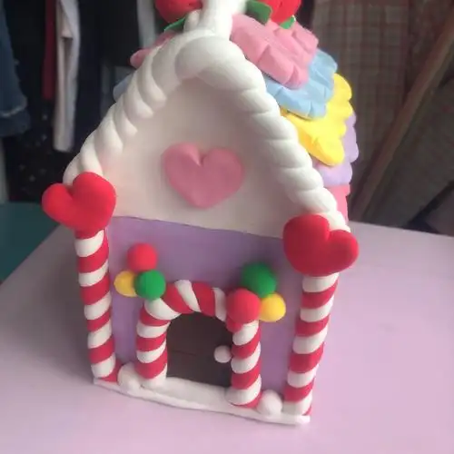 超轻粘土,姜饼屋,嘻嘻