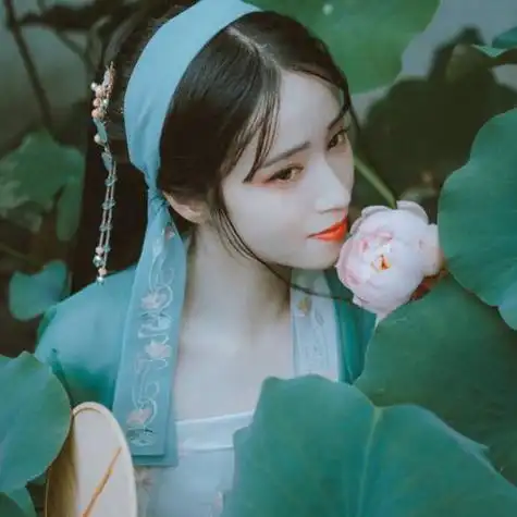 闻莲花古风女生头像图片