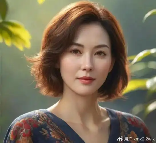 女人过了 60 岁,试试侧分微卷波波头,好看显气质