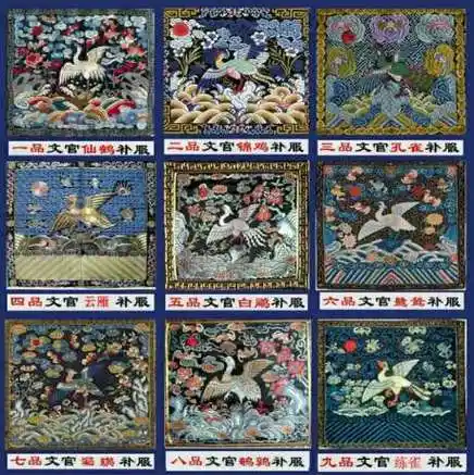 如何从官服图案看出清朝官员级别这些图案都有什么区别呢