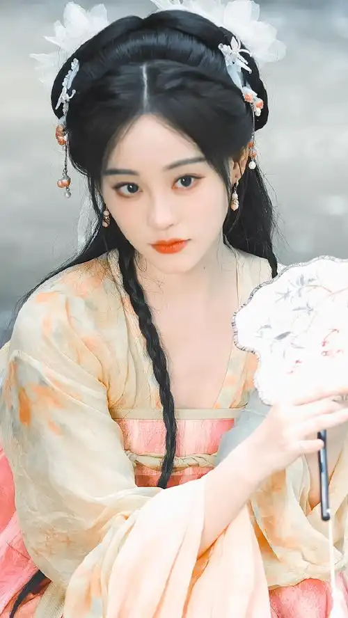 祝绪丹夏日荷花仙子##祝绪丹古风撑伞