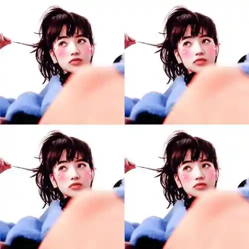 小松菜奈#日杂日系美少女麻豆#高马尾 微博@威化饼河岸