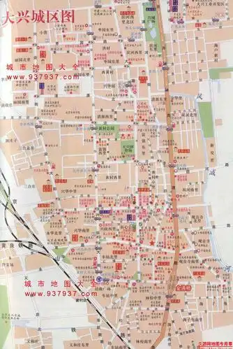 北京大兴城区地图全图查询