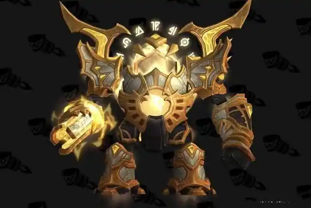 光铸战争机甲:光铸战争机甲坐骑是魔钢歼灭者坐骑的圣光版,外形酷似