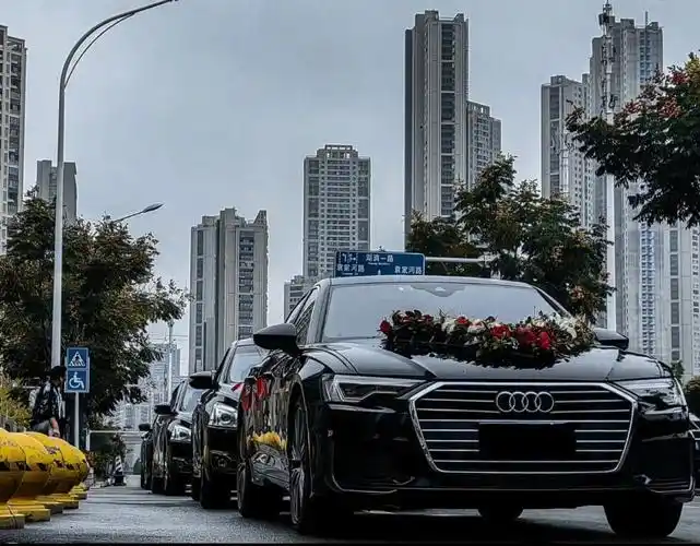 大庆婚礼车队 新款奥迪a6婚车