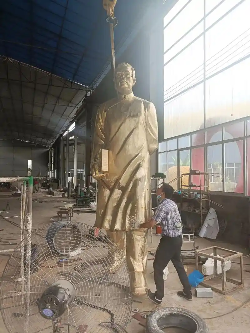 教育家陶行知教育思想 知行合一#教育家雕像#雕塑厂家 #铜雕 - 抖音
