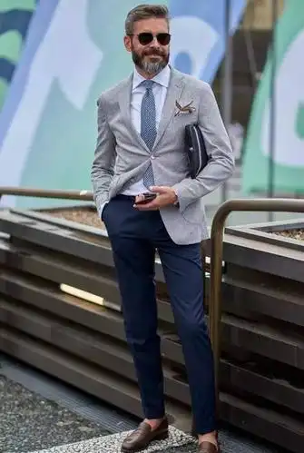 男装搭配丨条纹西装穿搭攻略