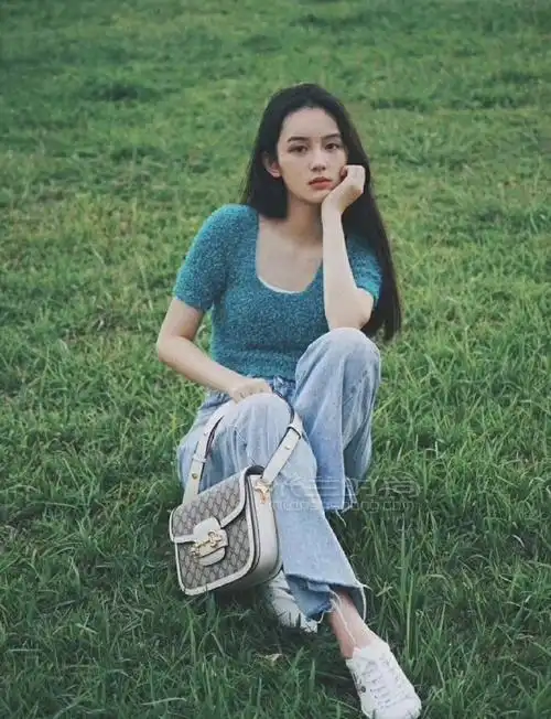 倪妮同款gucci古驰1955马衔扣手袋单肩包手拎包602204白色马鞍包真假