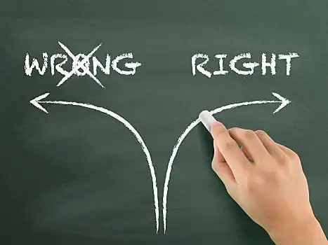 选择,右边,道路,错误,一个,黑板