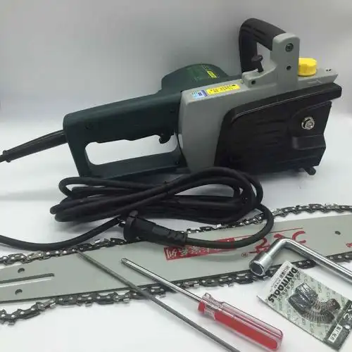 大艺12寸大功率电锯8012 木雕根雕打胚高速电链锯