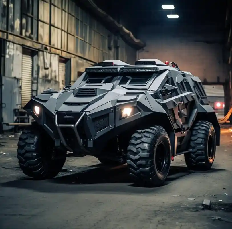 末日逃亡装甲车 ai生成,midjourney出图,内容纯属虚构