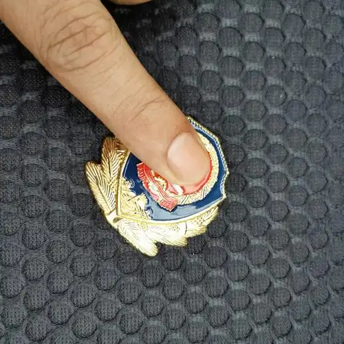 zhangu退伍军人纪念品八七式87式八一帽徽领花老式库存全新徽章老兵