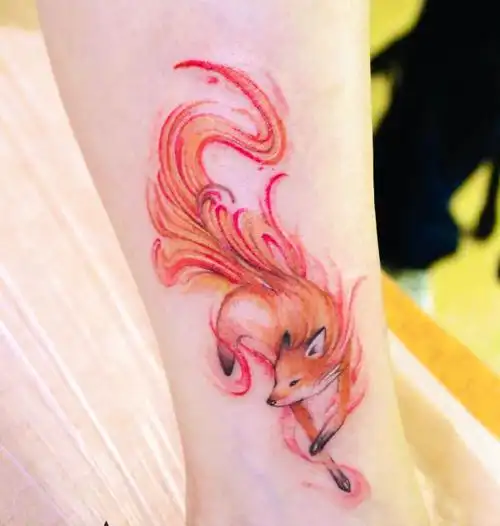 最新狐狸纹身图案大全6