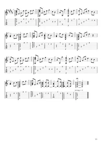 グッド99フォー99ユー吉他谱(gtp谱,指弹,甘城光辉游乐园,acg)